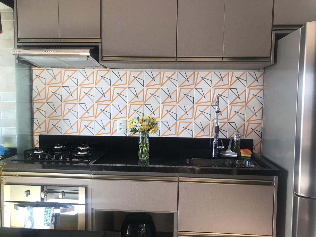 Cozinha com nosso Azulejo Bossa!