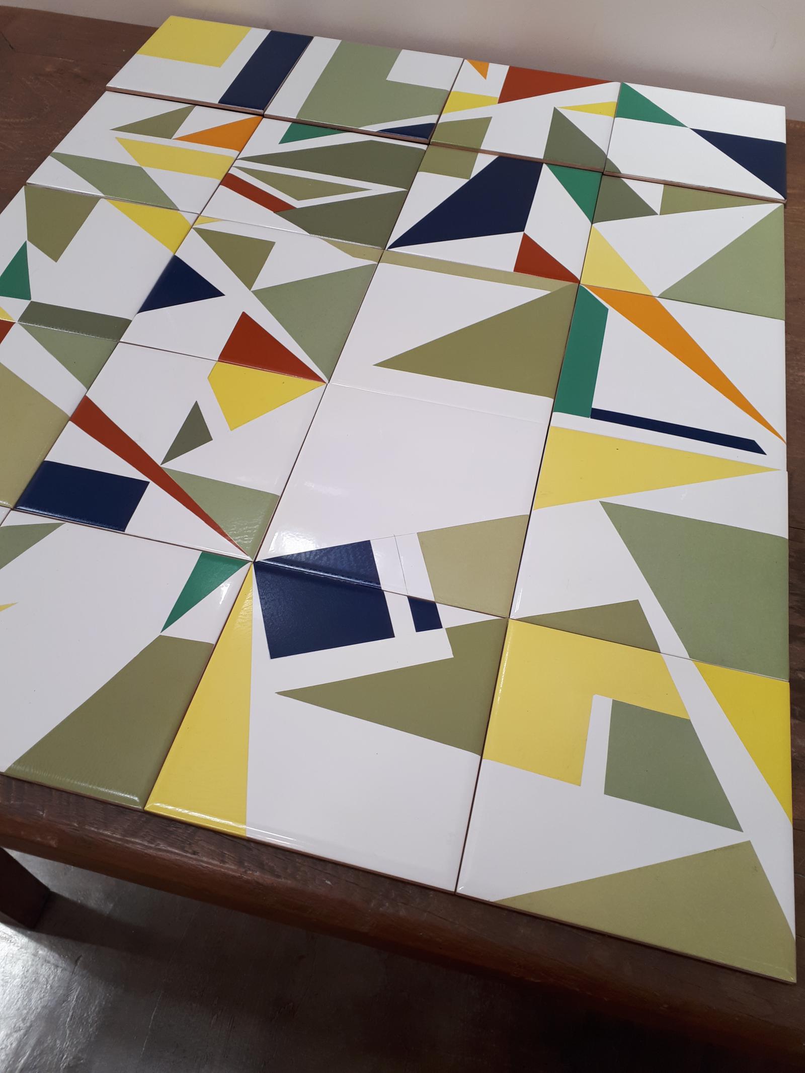Painel único feito a mão