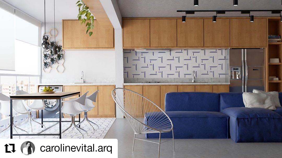 Azulejos contemporâneos para um projeto moderno!