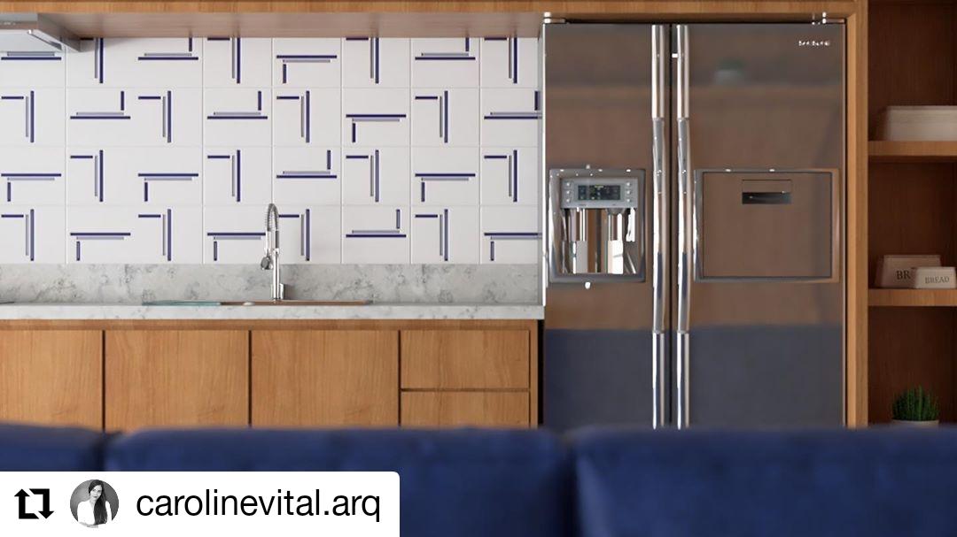 Azulejos contemporâneos para um projeto moderno!