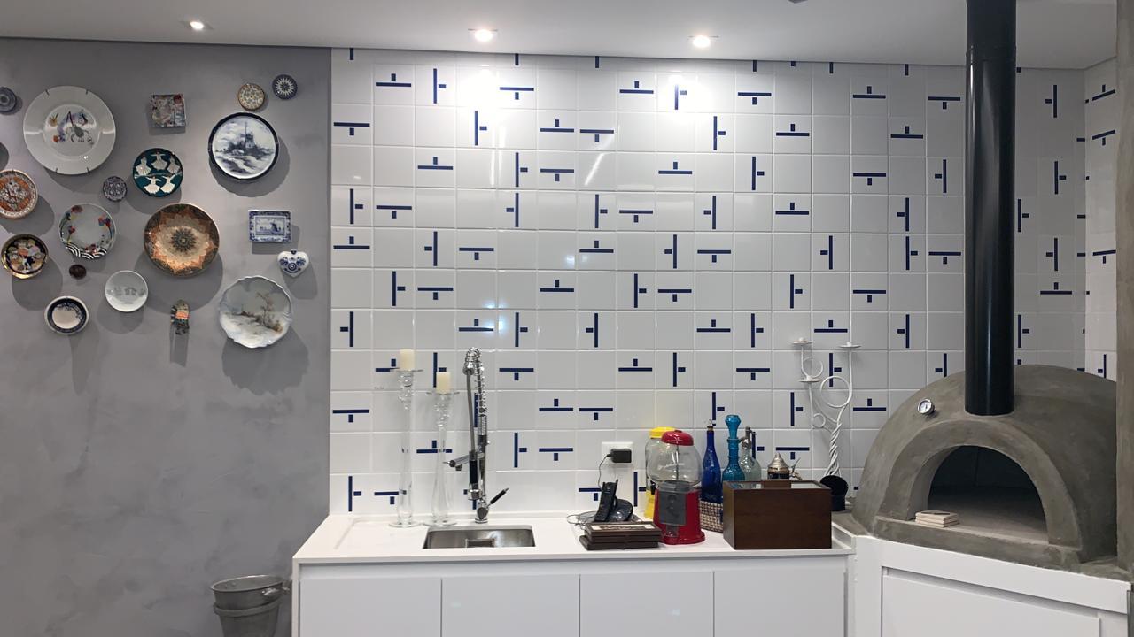 Área Gourmet com azulejos NEO