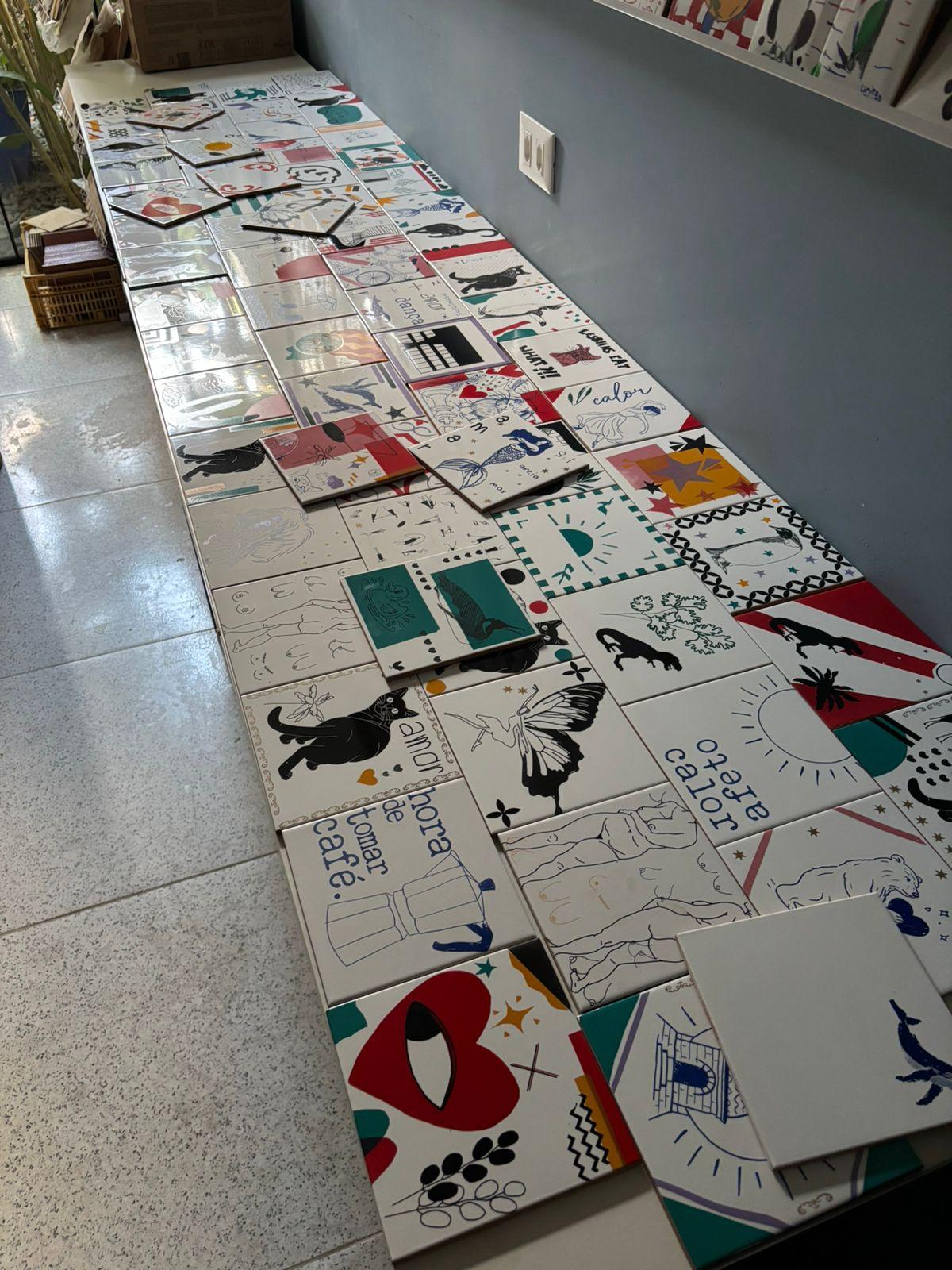 Oficina Pintura em Azulejo